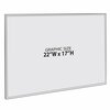 Azar Displays Self Adhesive Clear Acrylic Wall Sign Holder Frame 22'' W x 17'' H -Landscape / Horizontal, 2PK 122038-2PK